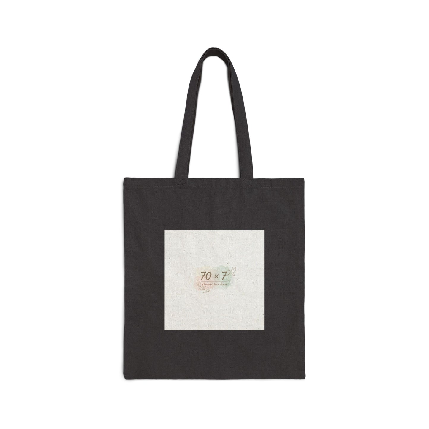 tiny affirmations tote | cotton canvas tote, pastel mental health positivity