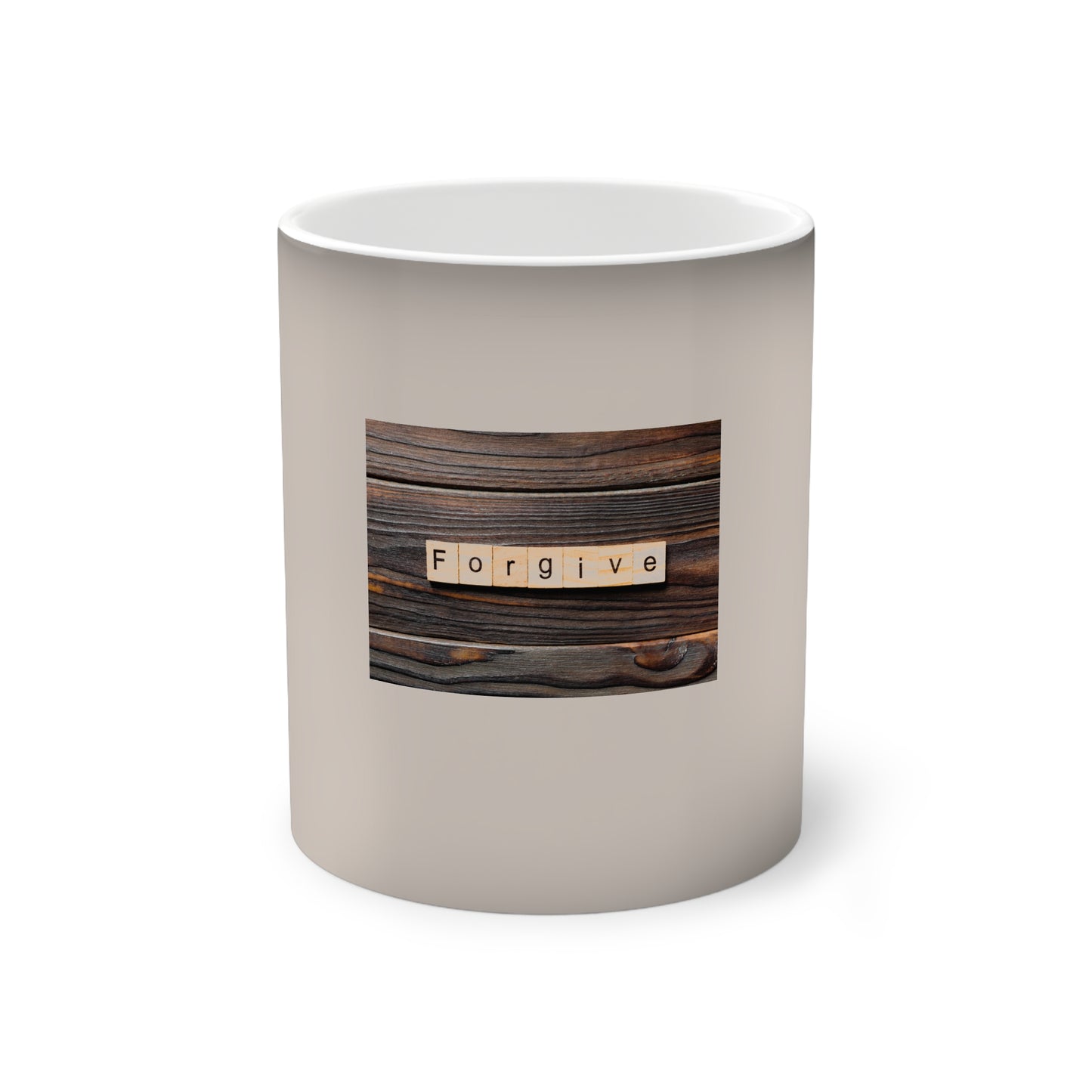 Forgive Color-Changing 11oz Mug — Inspirational Forgiveness Gift