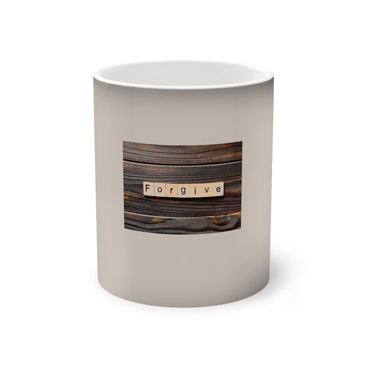 Forgive Color-Changing 11oz Mug — Inspirational Forgiveness Gift